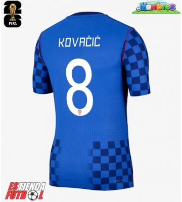 Croacia Mateo Kovacic #8 Segunda Equipación Mundial 2026 Manga Corta